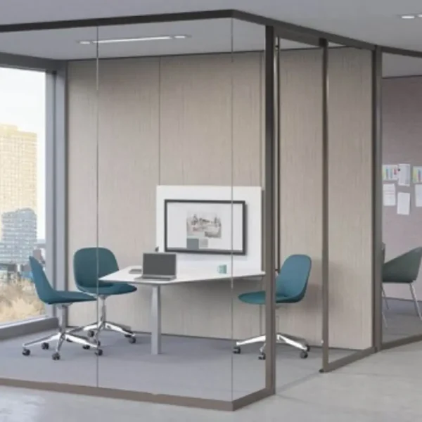Teknion Tek Vue Glass Office Cabin
