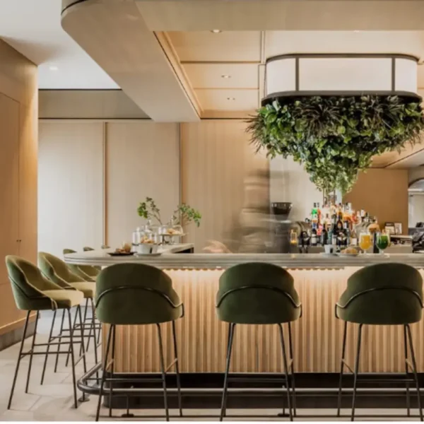 Velvet Olive Bar Stoo